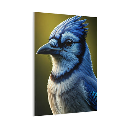 Blue Jay Majesty Portrait Wall Art & Canvas Prints