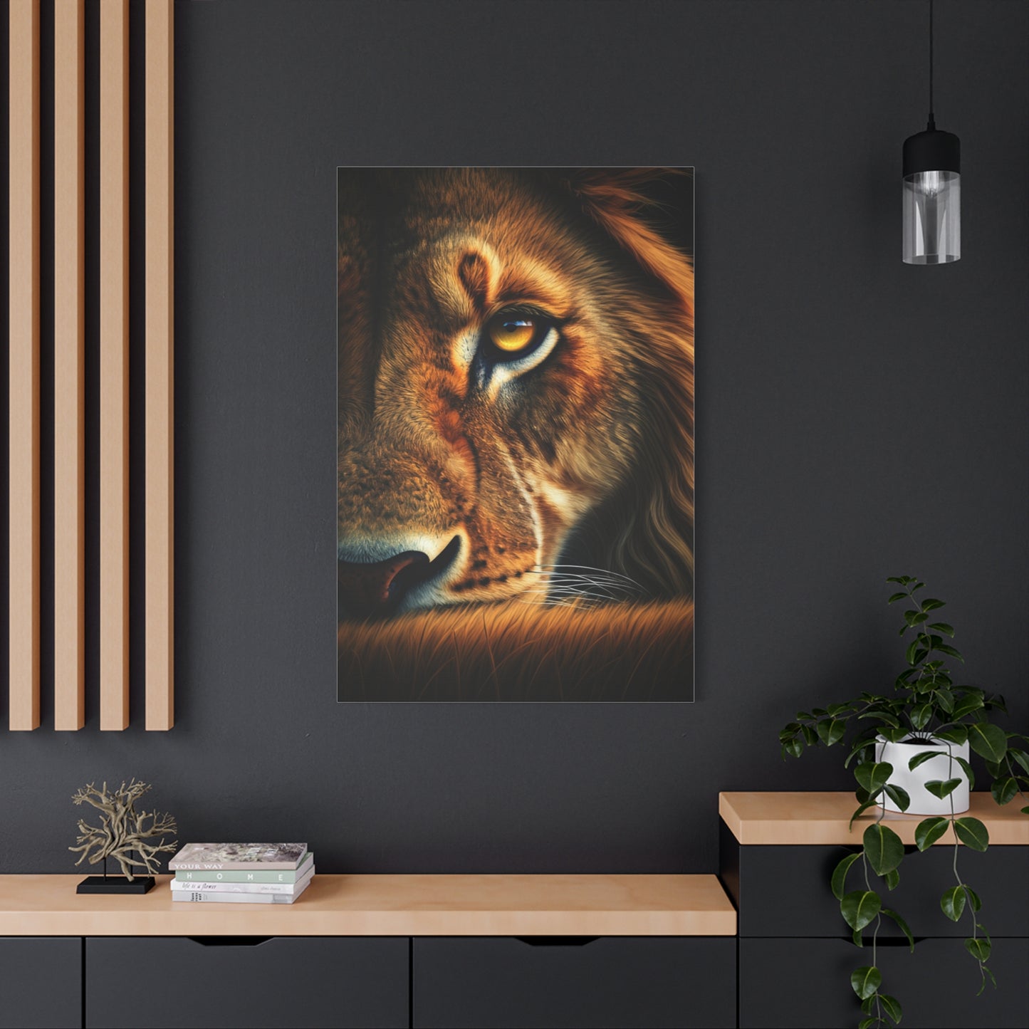 Lion’s Intensity Wall Art & Canvas Prints