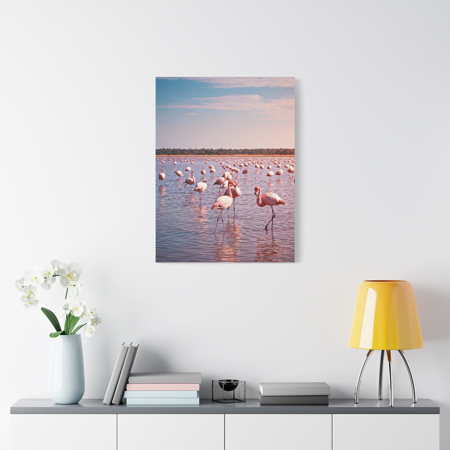 Crocodile Sunset Waterscape Wall Art & Canvas Prints