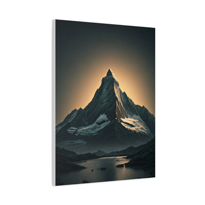 Majestic Peak Glow Wall Art & Canvas Prints