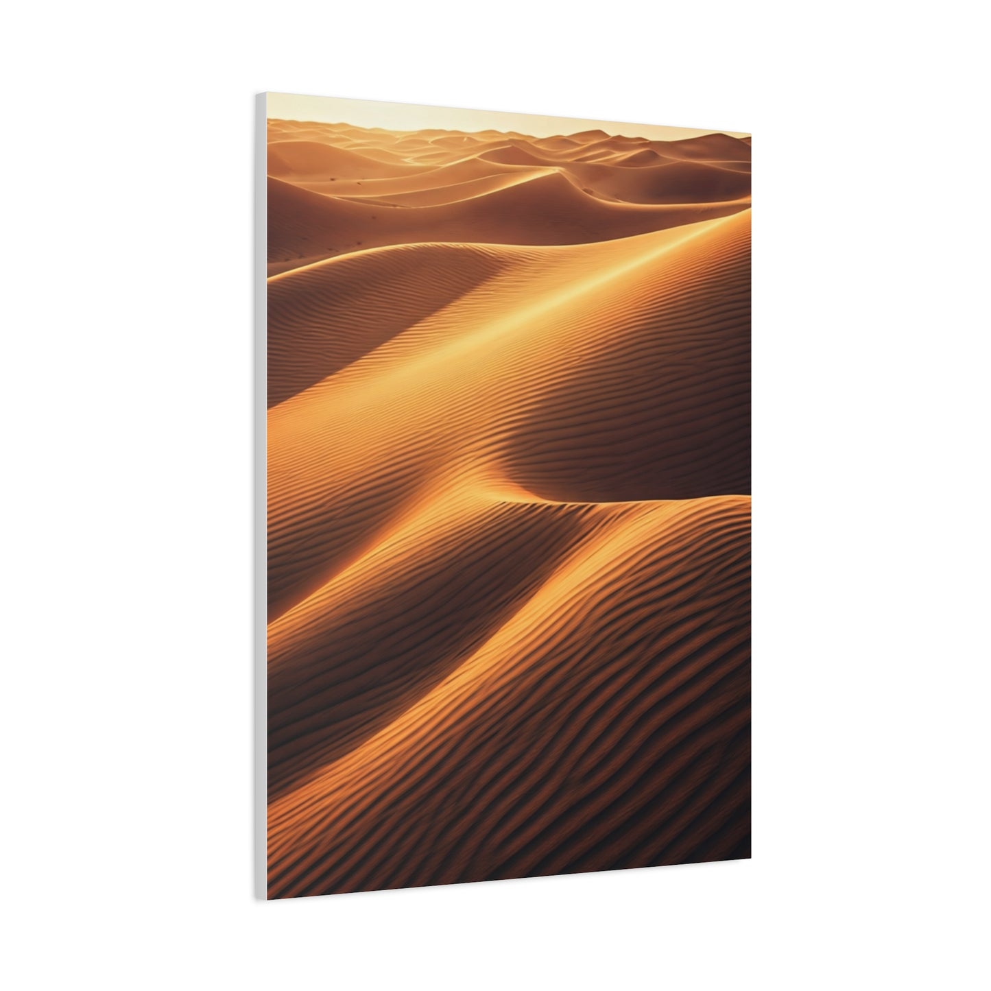 Golden Desert Waves Wall Art & Canvas Prints