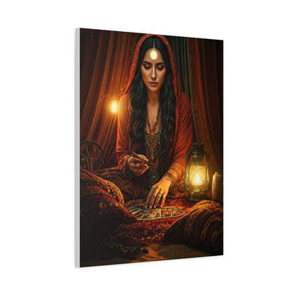 Bohemian Tarot Reader by Lantern Light Wall Art & Canvas Prints
