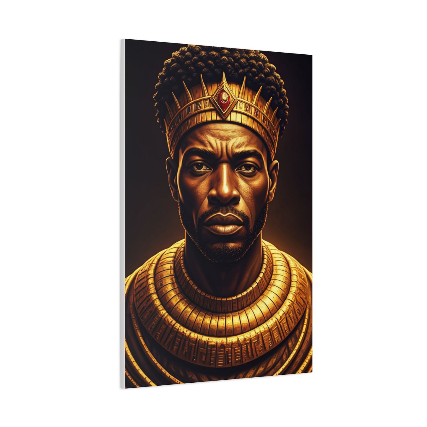 Golden Sovereign King Portrait Wall Art & Canvas Prints