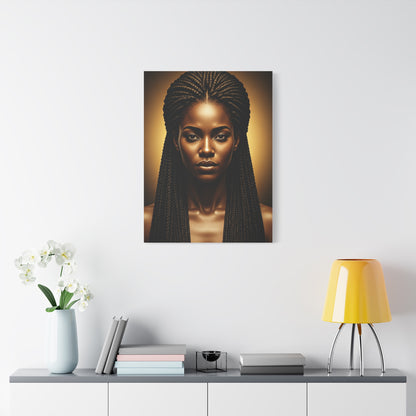 Radiant Braided Queen Portrait Wall Art & Canvas Prints