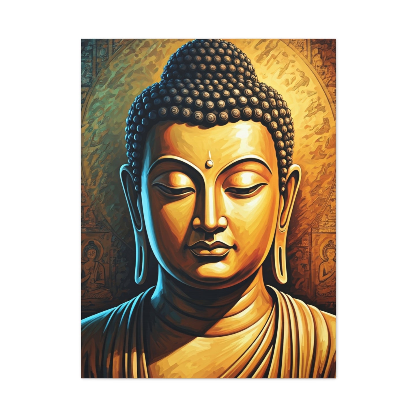Temple Light Buddha Artwork Wall Art & Canvas Prints