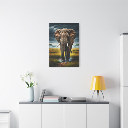 Elephant in the Storm Wall Art & Canvas Prints