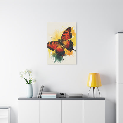 Abstract Flying Butterfly Art Wall Art & Canvas Prints