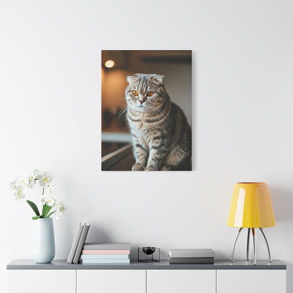Golden Gaze Cat Wall Art & Canvas Prints