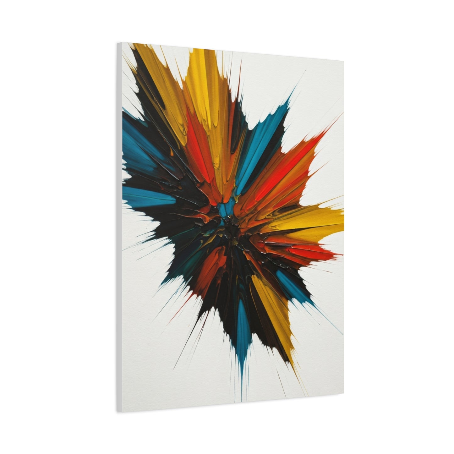 Warm Fragmented Abstract Wall Art & Canvas Prints
