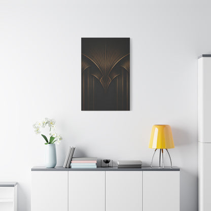 Golden Fan Vault Deco Wall Art & Canvas Prints