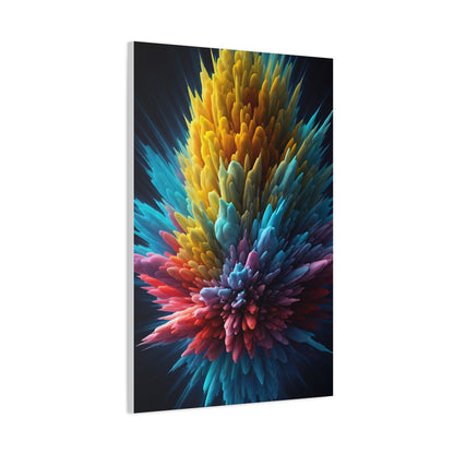 Vibrant Energy Bloom Abstract Wall Art & Canvas Prints