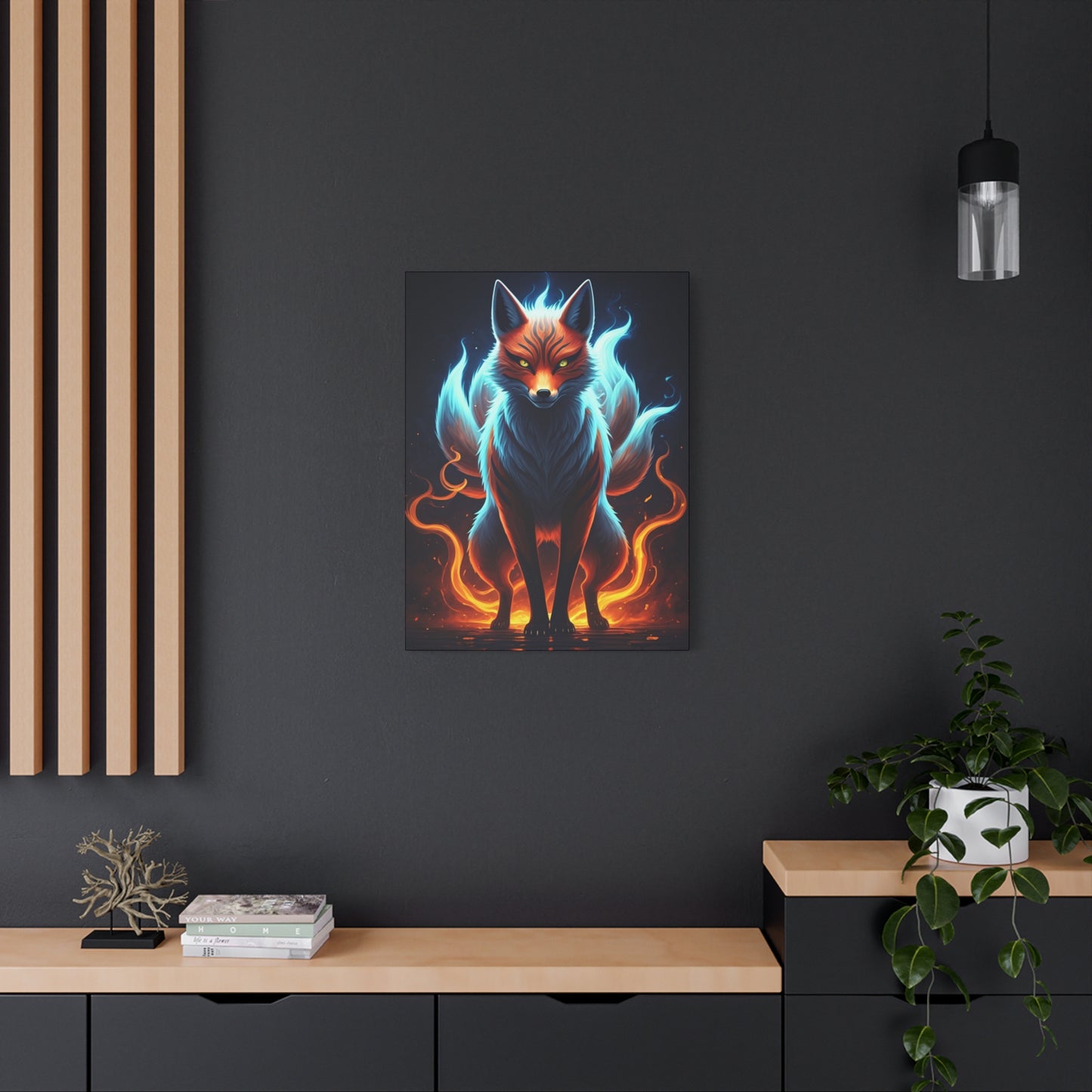 Spirit Flame Fox Wall Art & Canvas Prints