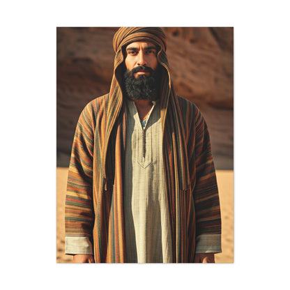 Desert Nomad Serenity Portrait Wall Art & Canvas Prints