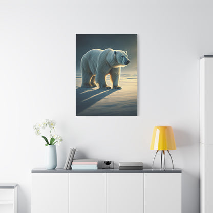 Arctic Glow Polar Bear Wall Art & Canvas Prints