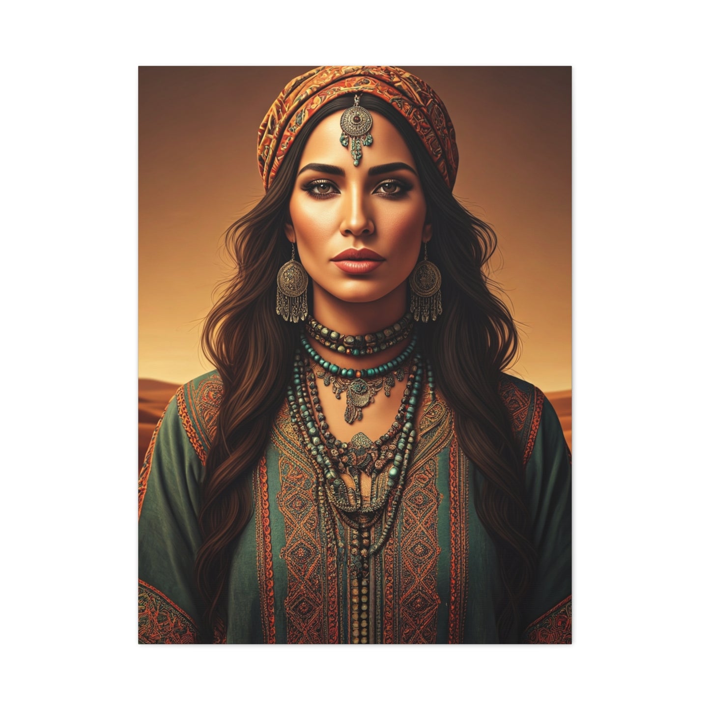 Tribal Grace Bohemian Queen Wall Art & Canvas Prints