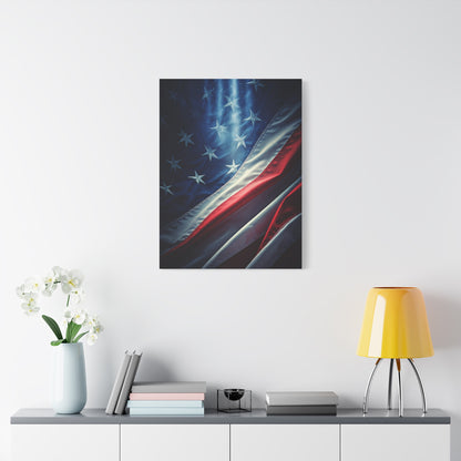 Lightning Freedom Flag Power Wall Art & Canvas Prints