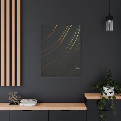 Golden Trace Minimalist Wall Art & Canvas Prints