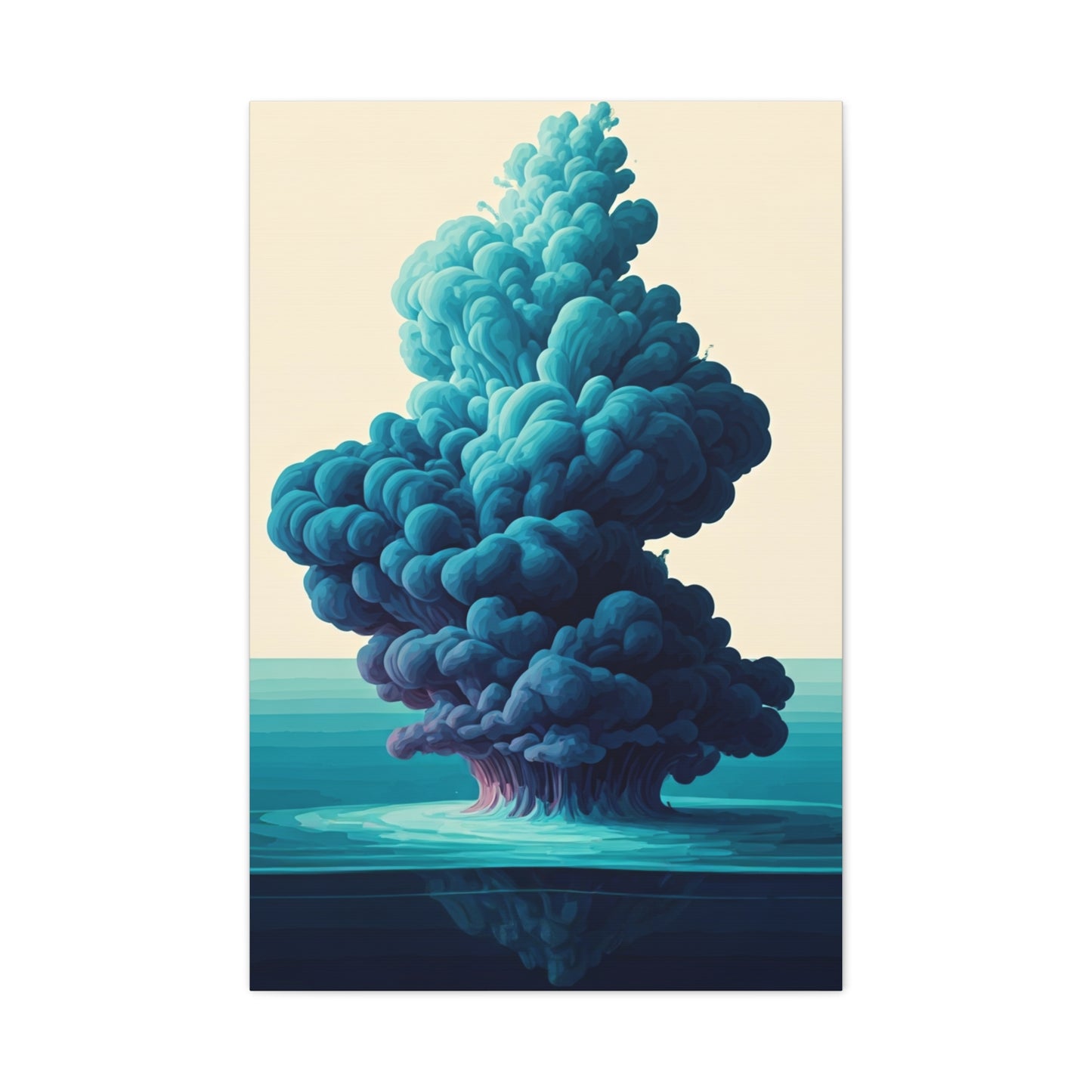 Rising Tide Mist Form Wall Art & Canvas Prints