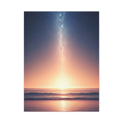 Celestial Path Over Calm Ocean Wall Art & Canvas Prints