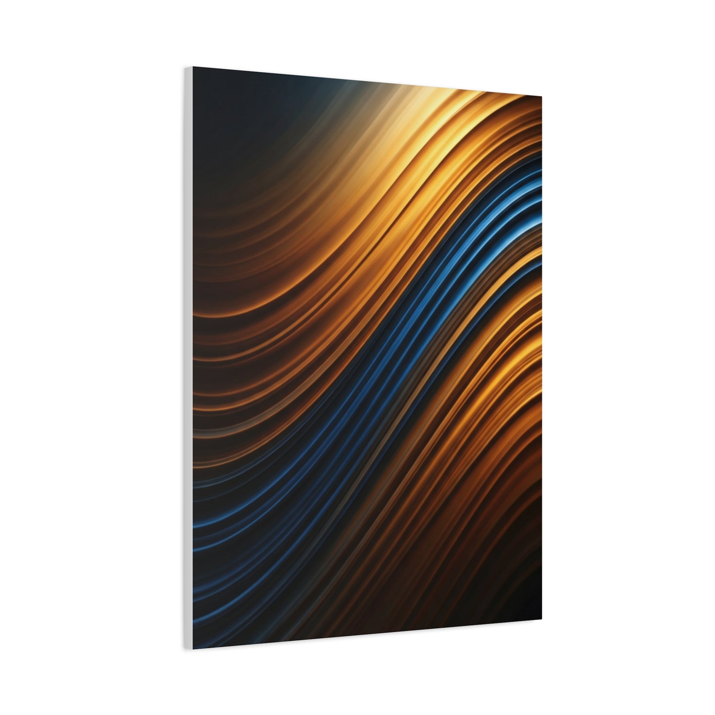 Luminous Wave Fusion Abstract Wall Art & Canvas Prints
