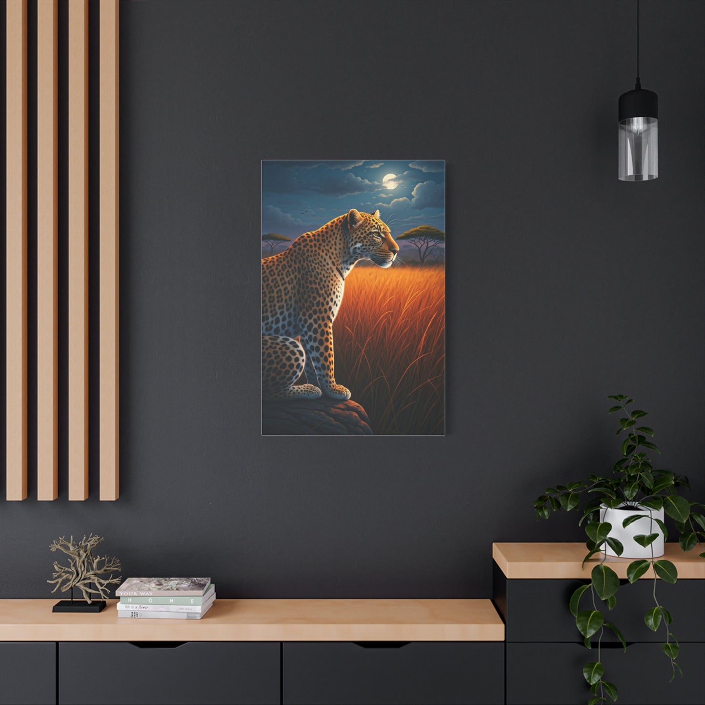 Majestic Leopard at Dusk Wall Art & Canvas Prints