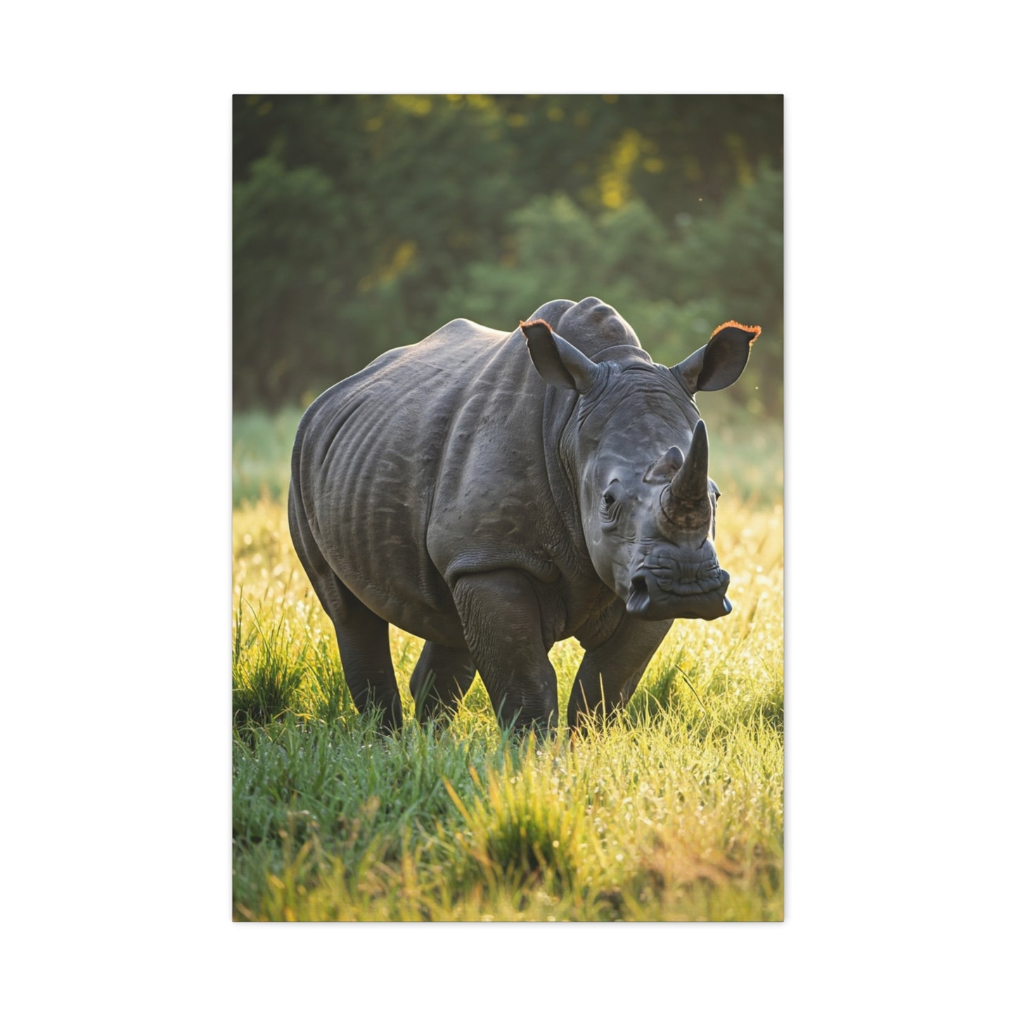 Quiet Strength Rhino Wall Art & Canvas Prints