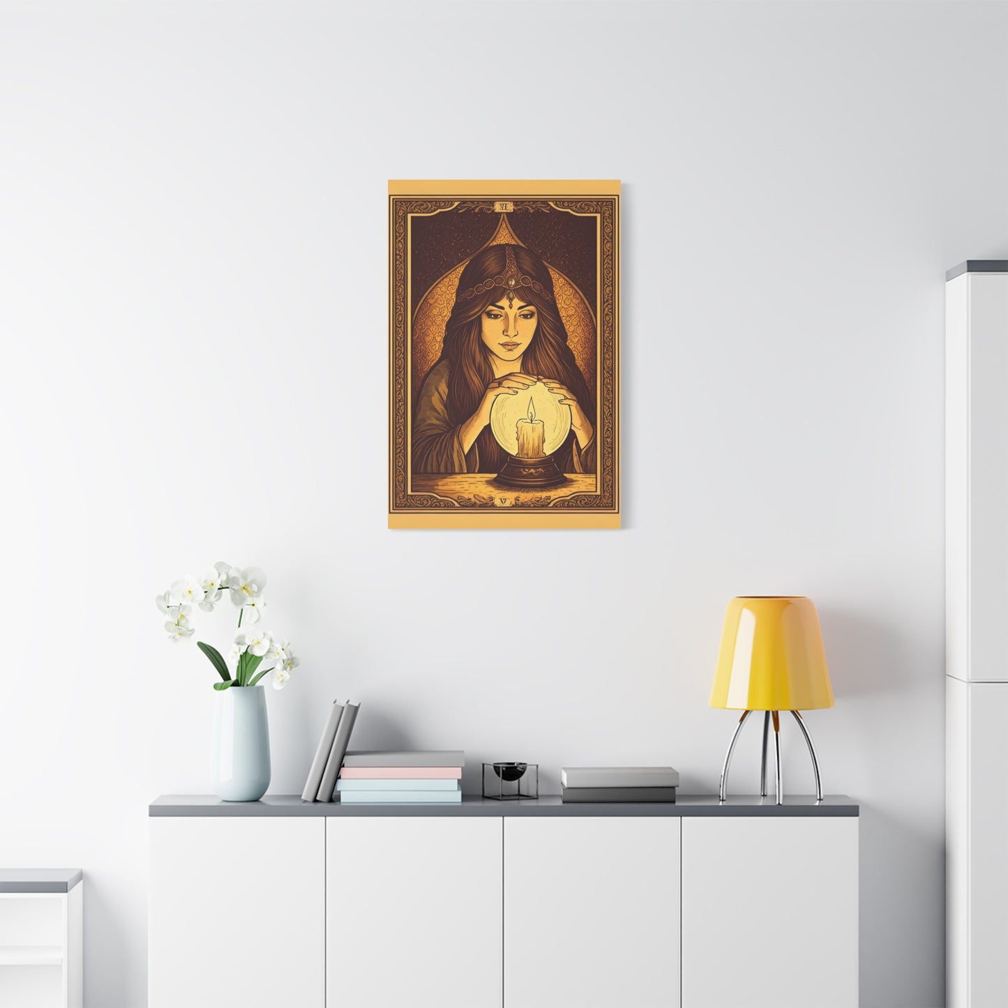 Mystic Candle Seer Wall Art & Canvas Prints