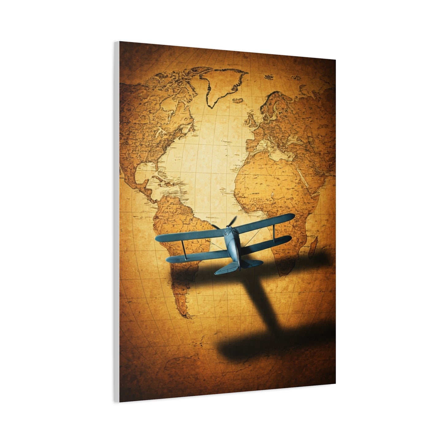 Antique Twin Hemisphere Map Wall Art & Canvas Prints