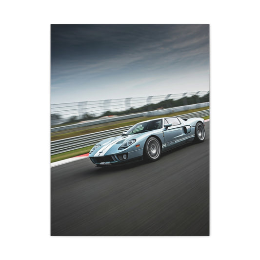 2005 Ford GT Track Day Heritage Wall Art & Canvas Prints