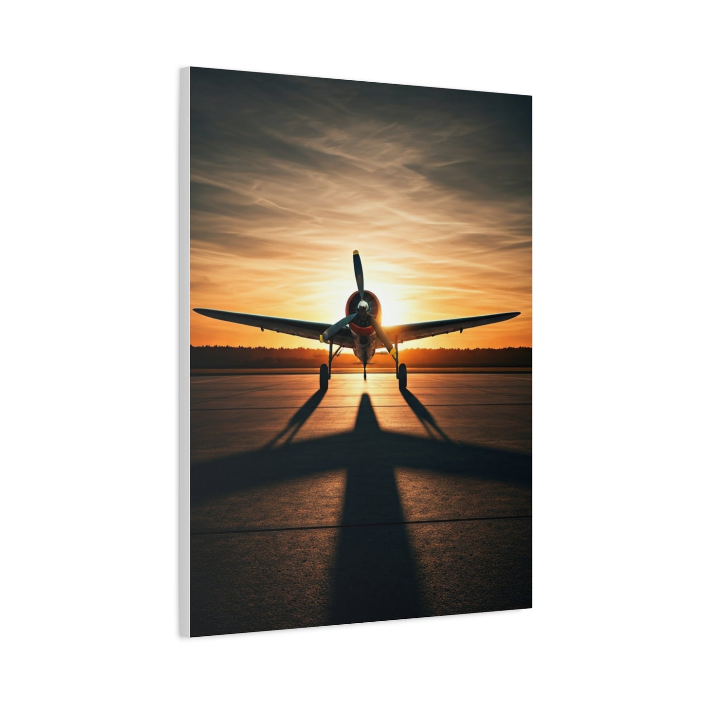 Golden Horizon Propeller Flight Wall Art & Canvas Prints
