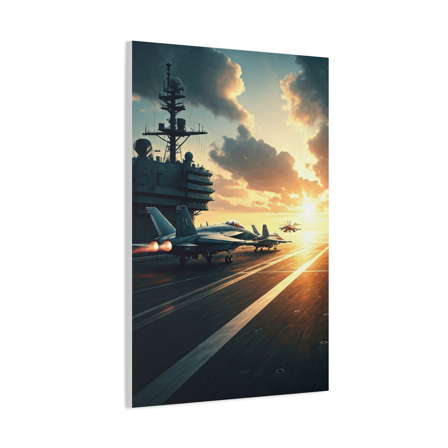 Aircraft Carrier Launch Mission Wall Art & Canvas Prints