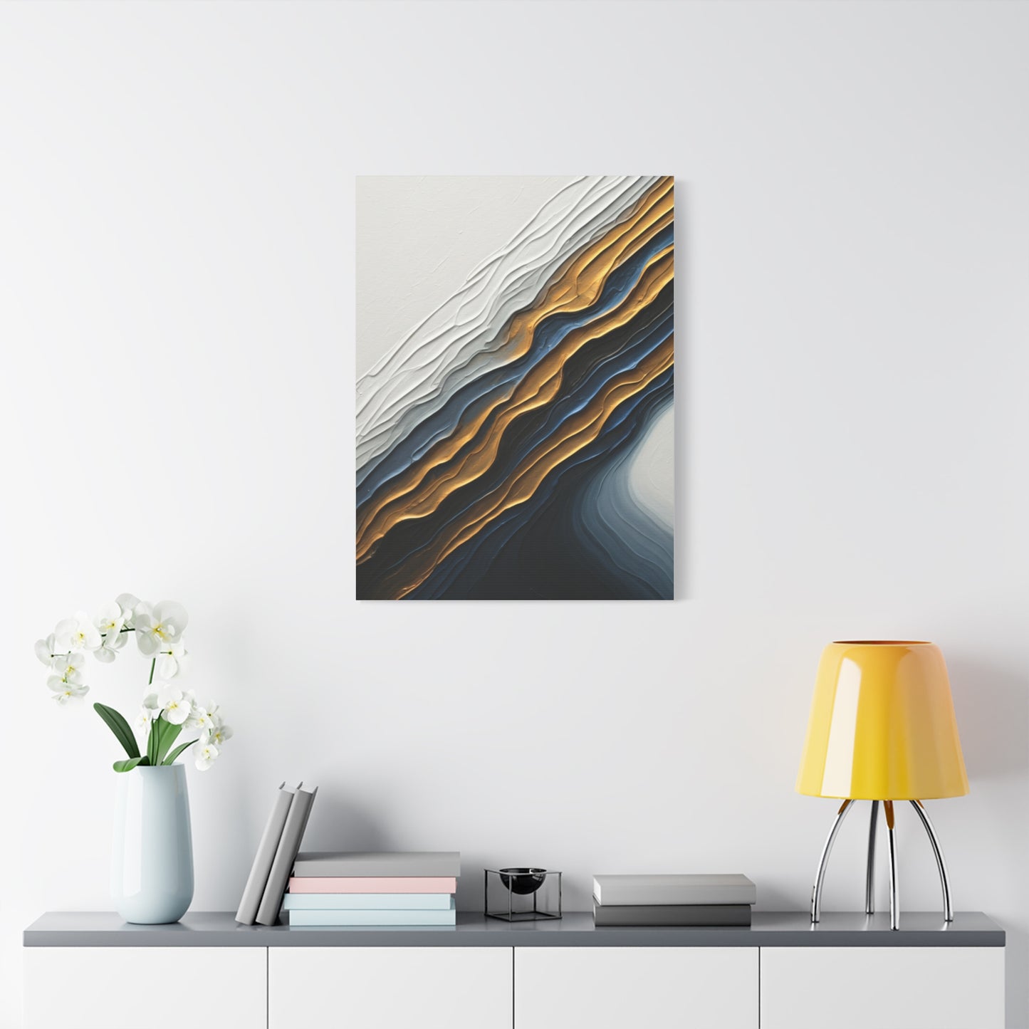 Golden Contours Wall Art & Canvas Prints
