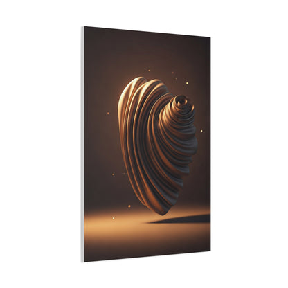 Sculpted Spiral Form Wall Art & Canvas Prints