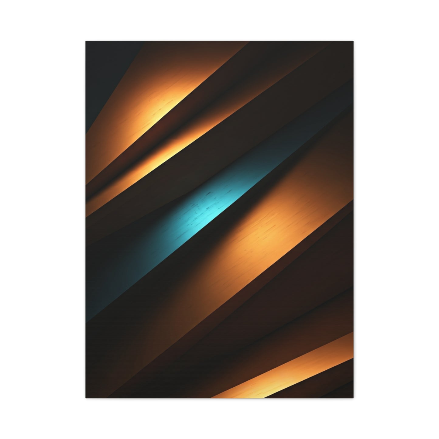 Midnight Alloy Geometry Wall Art & Canvas Prints