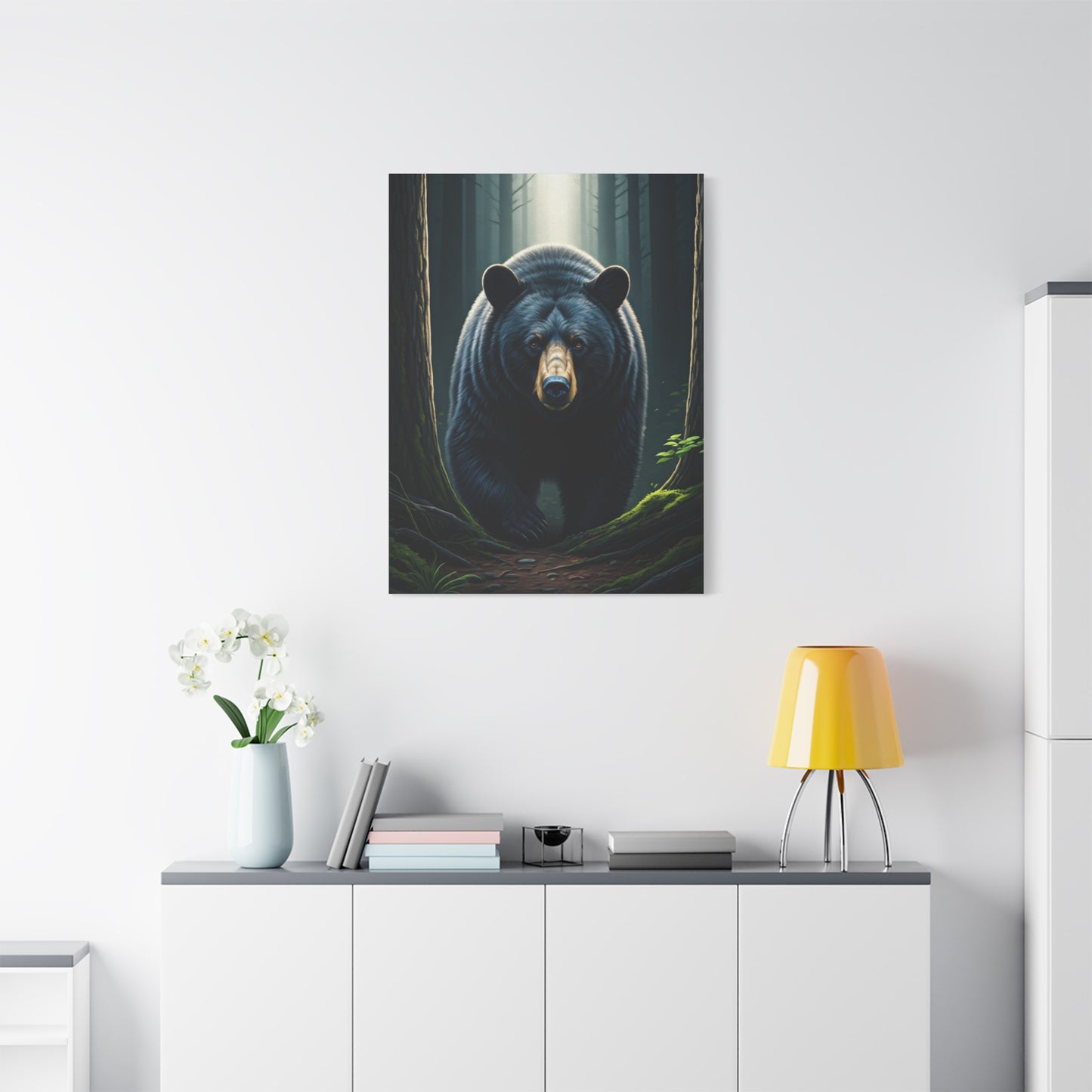 Forest Path Guardian Bear Wall Art & Canvas Prints