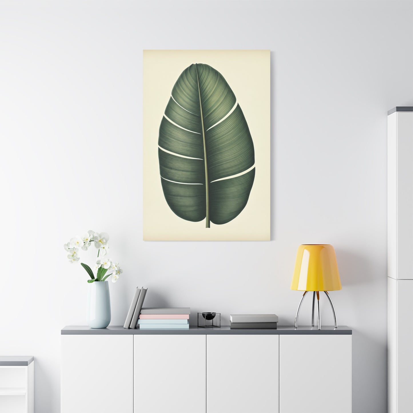 Tropical Leaf Study Illustration Wall Art & Canvas Prints