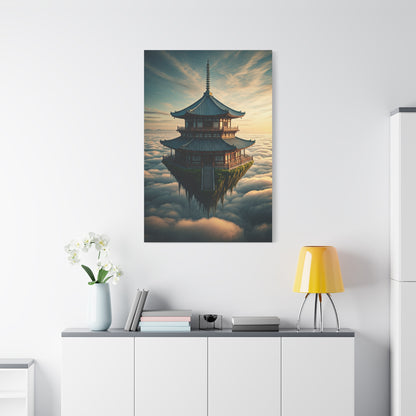 Floating Temple in the Clouds Wall Art & Canvas Prints