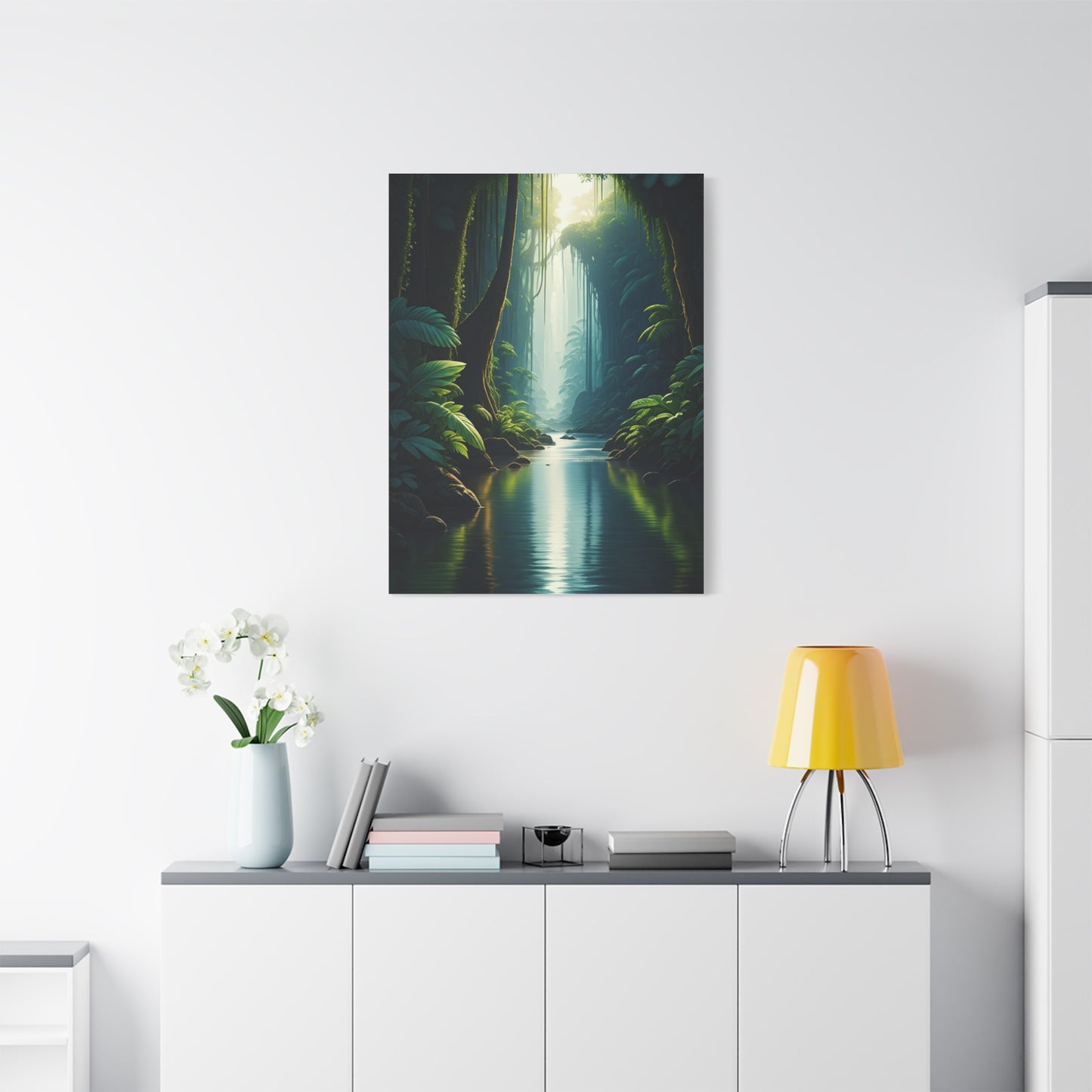 Hidden Jungle Falls Wall Art & Canvas Prints