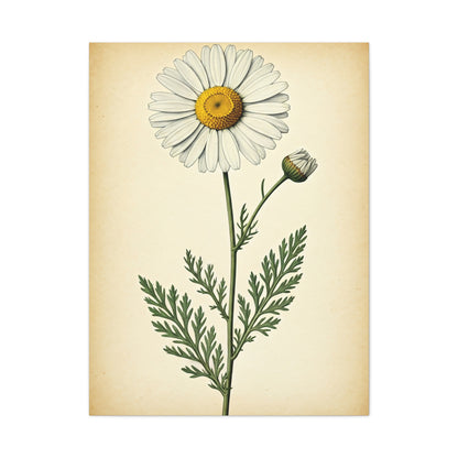 Wild Daisy Illustration Wall Art & Canvas Prints