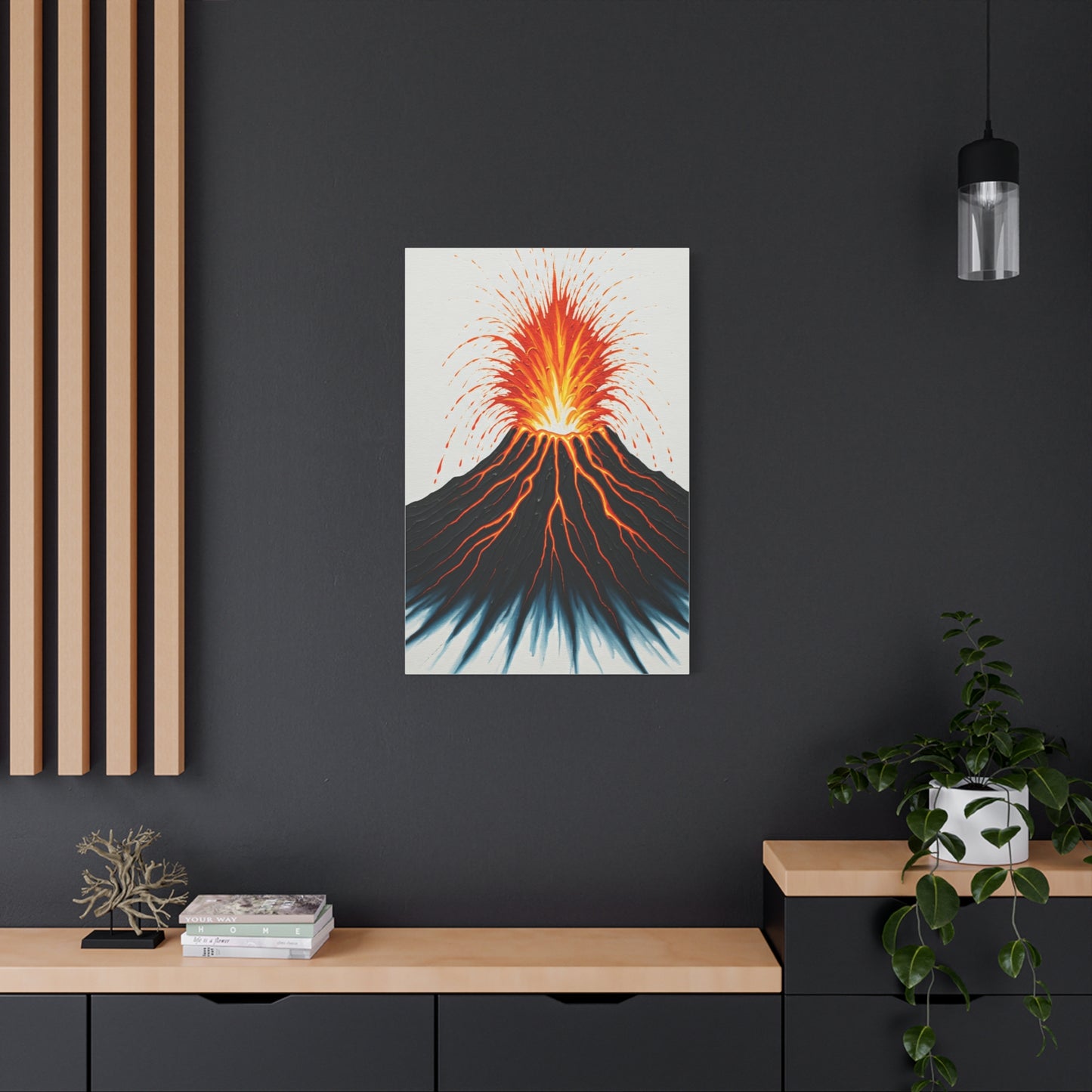 Volcanic Energy Abstract Wall Art & Canvas Prints
