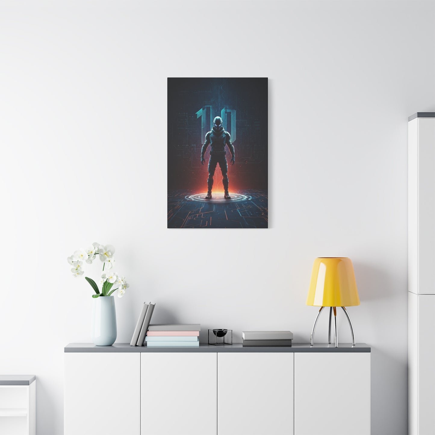 Digital Ascension Warrior Wall Art & Canvas Prints