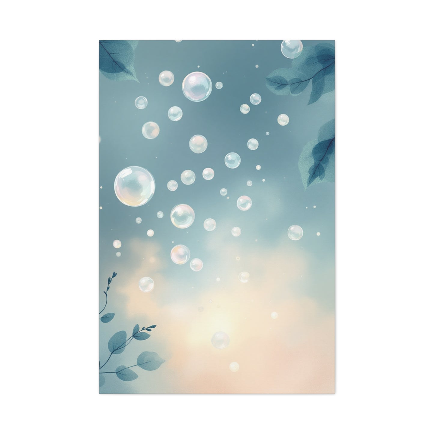 Floating Bubbles Tranquility Wall Art & Canvas Prints