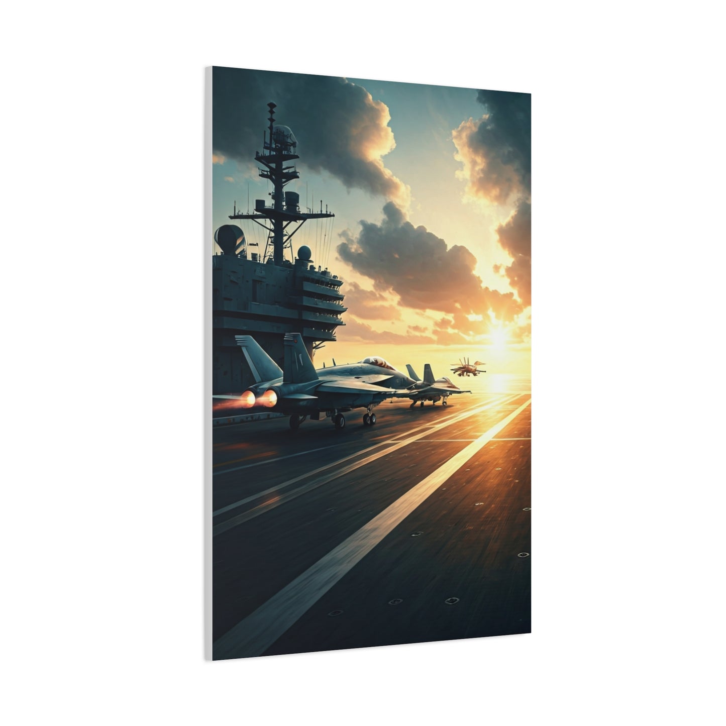 Aircraft Carrier Launch Mission Wall Art & Canvas Prints