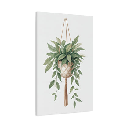 Hanging Plant Serenity Wall Art & Canvas Prints