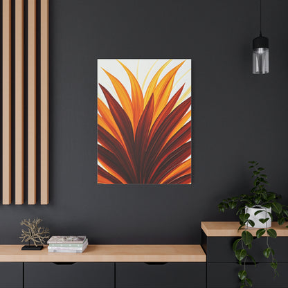 Radiant Flame Petals Abstract Wall Art & Canvas Prints