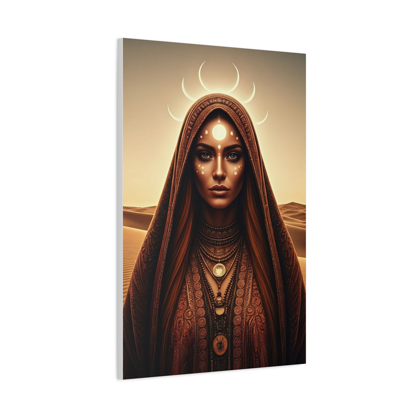 Moonlit Desert Priestess Wall Art & Canvas Prints
