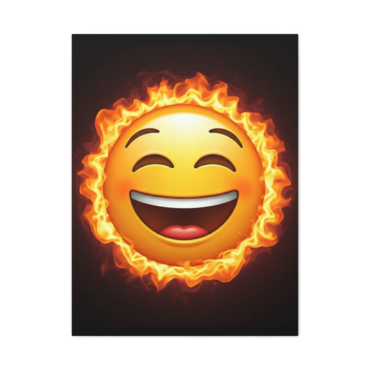 Radiant Joy Flame Wall Art & Canvas Print