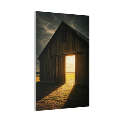 Golden Threshold Barn Wall Art & Canvas Prints