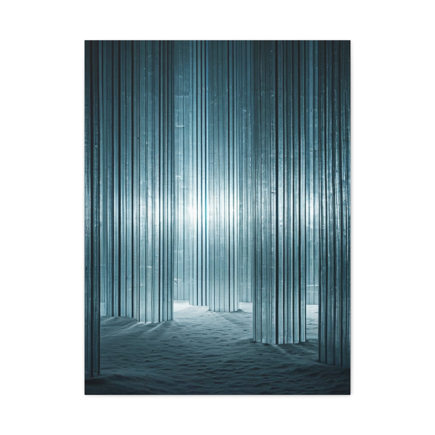 Frozen Light Corridor Wall Art & Canvas Prints