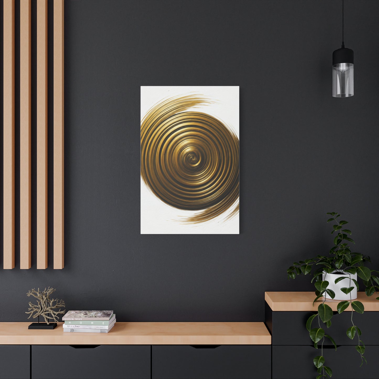Molten Gold Vortex Wall Art & Canvas Prints